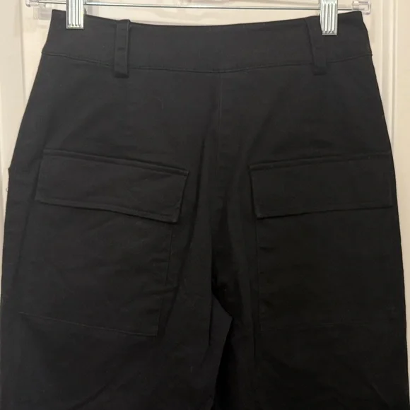 POSTER GIRL -Women's Rave Wear- Midnight Black Cargo Pants - Picture 7 of 7